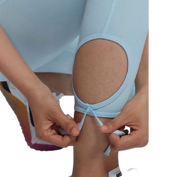 Nike Women’s 7/8 Ribbed Training Tights High Rise - Picture 9 of 11